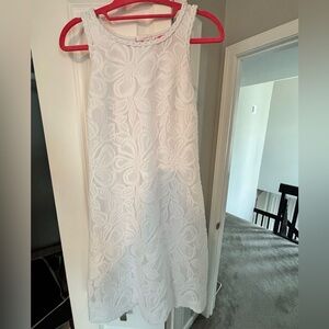 Lilly Pulitzer Elegant White Lace Dress